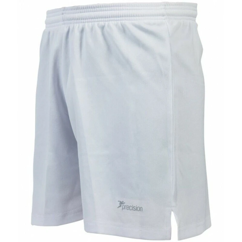 Image of Precision Madrid Shorts in White Size: Small White Unisex S