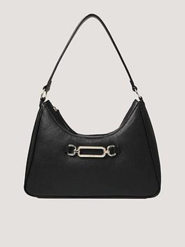 Image of FIORELLI Womens Emilia Hardware Shoulder Bag in True Black True Black Female One Size