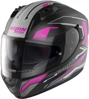 Image of Nolan N60-6 Perceptor Helmet, black-pink, Size L, black-pink, Size L
