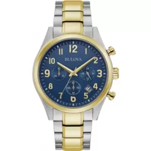 Image of Mens Bulova Stainless Steel Classic Chronograph