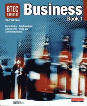 Image of Btec National Business. Book 1 by Mr David Dooley Book