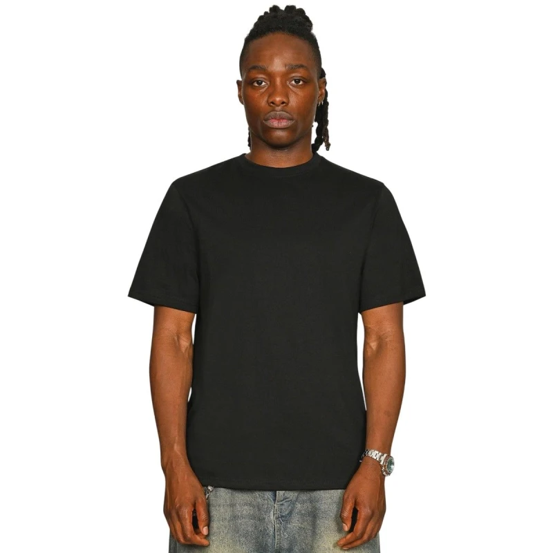 Image of Casual Classics Mens Combed Ringspun Cotton T-Shirt in Black Size: XS Black Male XS