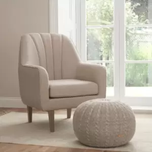 Image of Tutti Bambini Noah Rocking Chair & Pouffe Set Stone