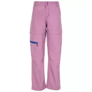 Image of Trespass Childrens/Kids Defender Adventure Trousers (3/4 Years) (Mauve)