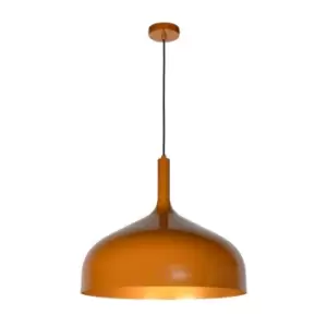 Image of Rozalla Retro Pendant Light - Ø50cm - 1xE27 - Ocher Yellow