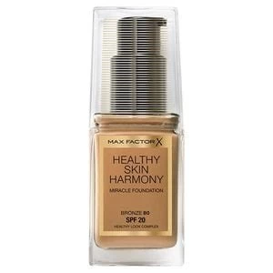 Image of Max Factor Healthy Skin Harmony Foundation Bronze 80 Nude