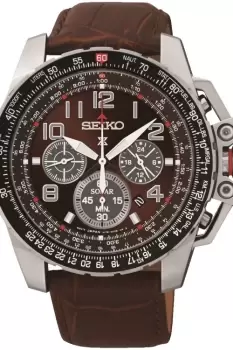 Image of Mens Seiko Prospex Chronograph Solar Powered Watch SSC279P9