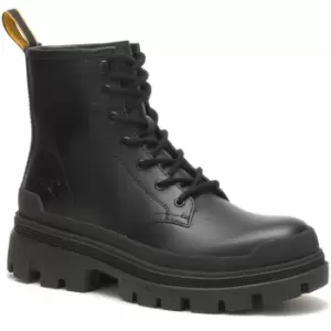 Image of Caterpillar Mens Hardwear Leather Lace Up Ankle Hi Boots UK Size 8 (EU 42)