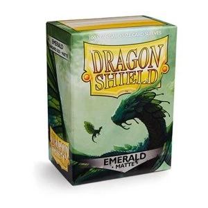 Image of Dragon Shield Matte- Emerald 100 Sleeves In Box - 10 Packs