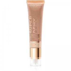 Image of Revolution Superdewy Tinted Moisturiser Tan