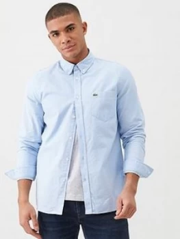 Image of Lacoste Sportswear Oxford Shirt - Light Blue