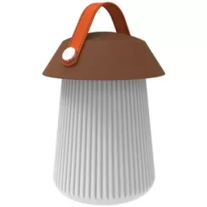 Image of Portable garden lamp Funghi white 1 bulb 30.6cm