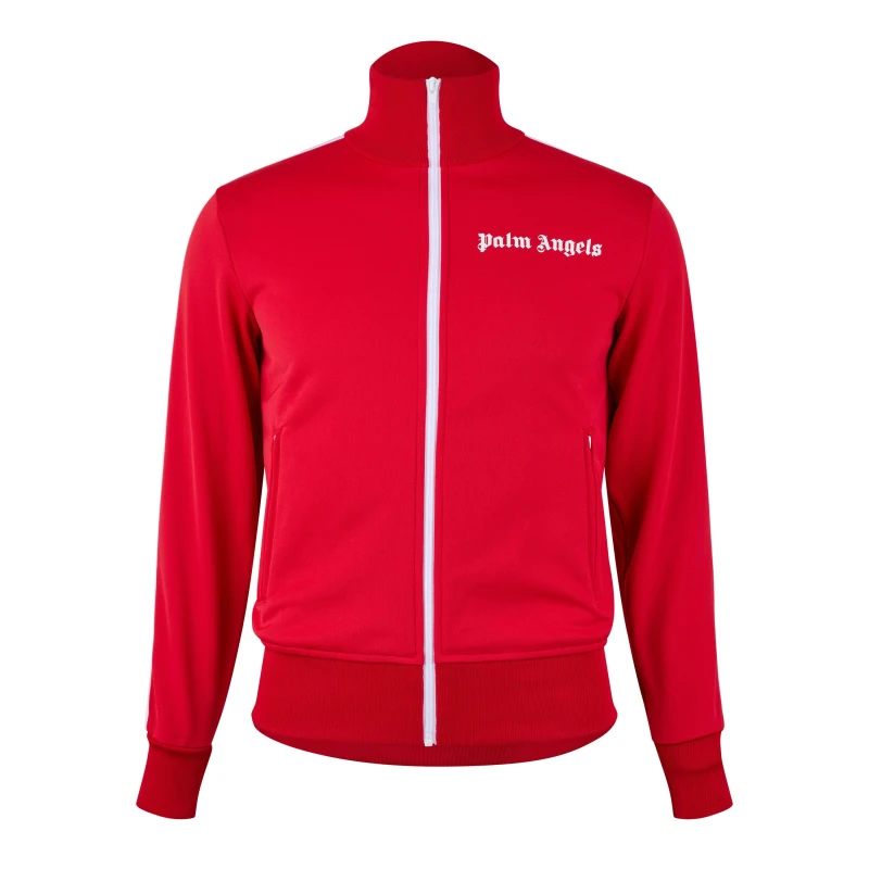 Image of Palm Angels Palm Angels Men Track Red Jacket Size: X-Small Red XS Male 8052788604927