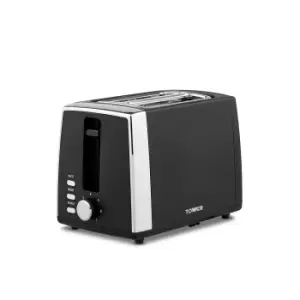 Image of Tower T20072BLKBF Ash 2 Slice Toaster
