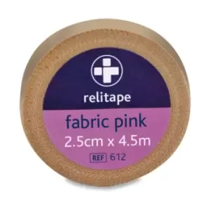 Image of Reliance Medical Fabric Elastic Pink Tape 2.5cm x 4.5M- you get 432