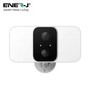 Image of Smart Wireless 1080P Battery Camera with Twin Floodlights, 10400mAh Batteries, ENERJSMART APP