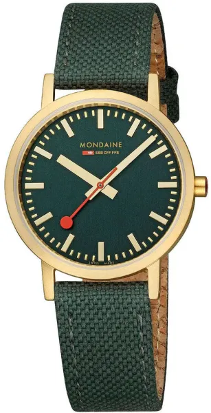 Image of Mondaine Watch Classic Forest Green