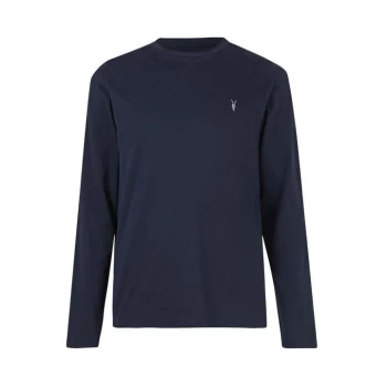 Image of AllSaints Brace Long Sleeve Crew - FAIRBANK NAVY