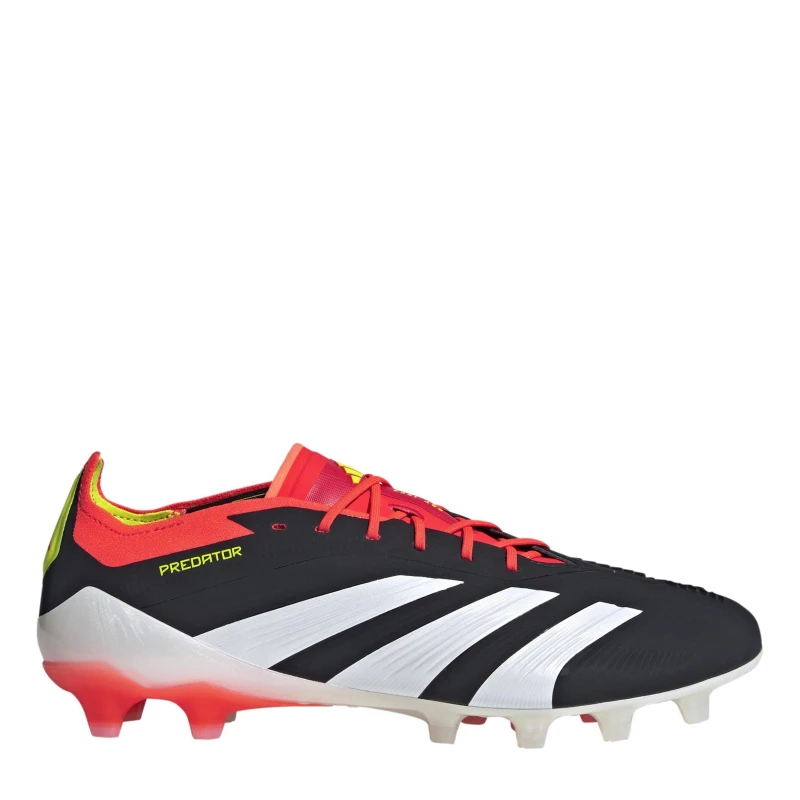 Image of adidas Unisex Adults Predator Elite Astro Turf Football Boots Blk/Wht/Red unisex 6 (39.3)