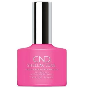 Image of CND Shellac Luxe Gel Nail Polish 121 Hot Pop Pink