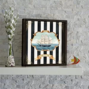 Image of KZM587 Multicolor Decorative Framed MDF Painting