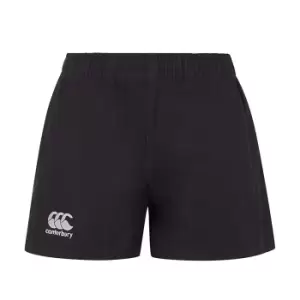 Image of Canterbury Childrens/Kids Polyester Rugby Shorts (12 Years) (Black)