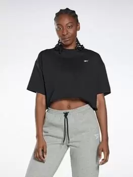 Image of Reebok Myt T-Shirt - Black, Grey Size M Women