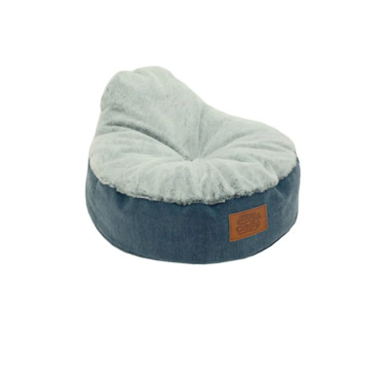 Image of Snug & Cosy Pets The Snug And Cosy Lazy Sofa Blue 58Cm X 32Cm
