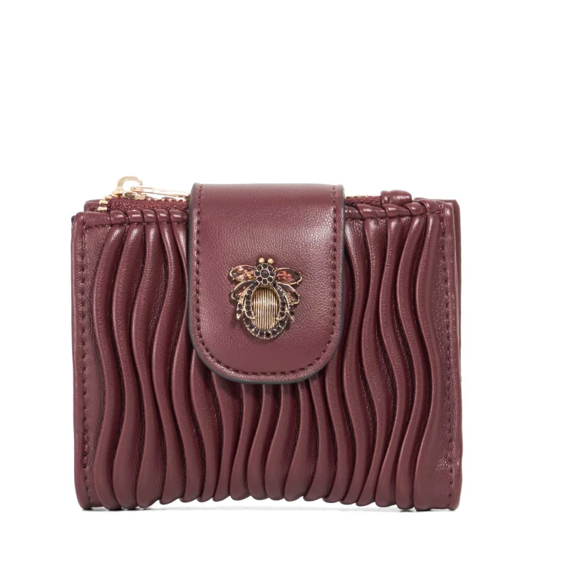 Image of Dune London Womens Kearton Coin Purse Burgundy female One Size