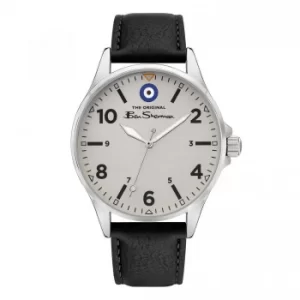 Image of Ben Sherman Black PU Strap Watch with Grey Dial