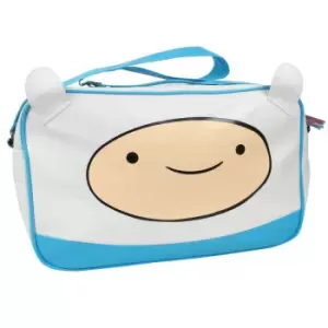 Image of Adventure Time Childrens/Kids Finn Messenger Bag (One Size) (White/Blue)