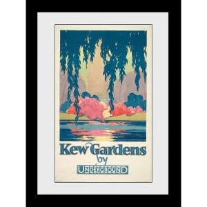 Image of Transport For London Kew Gardens 60 x 80cm Framed Collector Print
