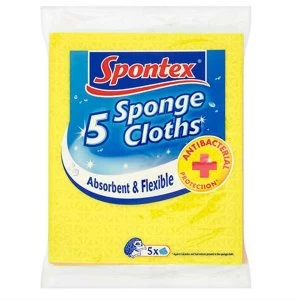 Image of Spontex Sponge Cloths - 5 Pack