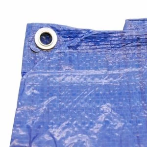Image of Zexum 6ft x 9ft Heavy Duty Blue Weatherproof Tarpaulin