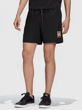 Image of Adidas Originals Adiplore 2.0 Woven Shorts - Black