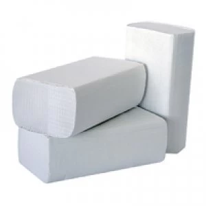 Image of 2Work White 1-Ply Multi-Fold Hand Towel Pack of 3000 2W70583