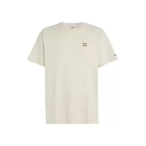 Image of Tommy Jeans Tjm Rlx Badge Tee - Beige