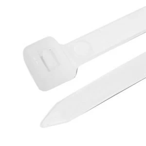 Image of BQ White Cable Ties L140mm Pack of 50