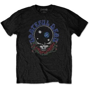 Image of Grateful Dead - Space Your Face & Logo Mens X-Large T-Shirt - Black