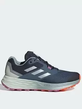Image of adidas Terrex Two Flow Walking Shoe - Navy/Multi, Navy/Multi, Size 3.5, Women