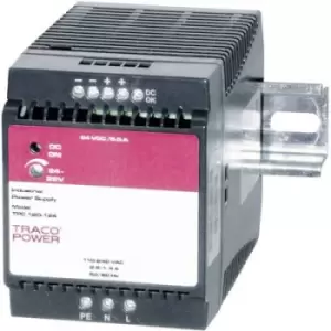 Image of TracoPower TPC 120-124 Rail mounted PSU (DIN) 24 V DC 5 A 120 W 1 x