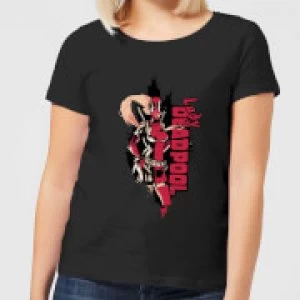 Image of Marvel Deadpool Lady Deadpool Womens T-Shirt - Black