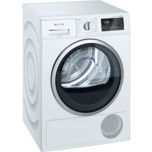 Image of Siemens iQ300 WT45M232GB 8KG Freestanding Heat Pump Tumble Dryer