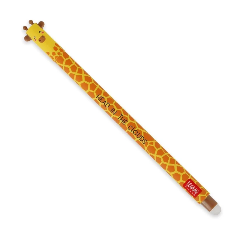 Image of Legami Erasable Pen Giraffe Black EP0019