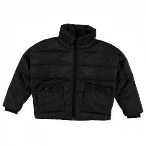 Image of Karl Lagerfeld Junior Girls Puffer Jacket - Black 09B