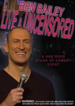 Image of Ben Bailey Live and Uncensored - DVD