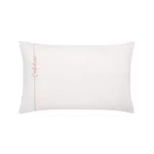 Image of Katie Piper Confidence Affirmation Pair of Standard Pillowcases, Grapefruit