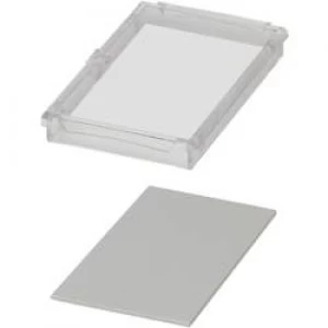 Image of DIN rail casing lid 45 x 71.6 x 8 Polycarbonate PC Transpa