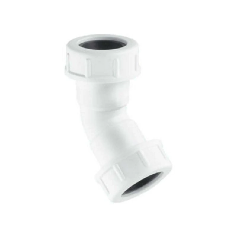 Image of McAlpine R2AM 3/4" Pushfit 135° Overflow Bend White