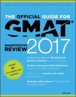 Image of The official guide for GMAT quantitative review 2017 with online question bank and exclusive video by Graduate Management Admission Council